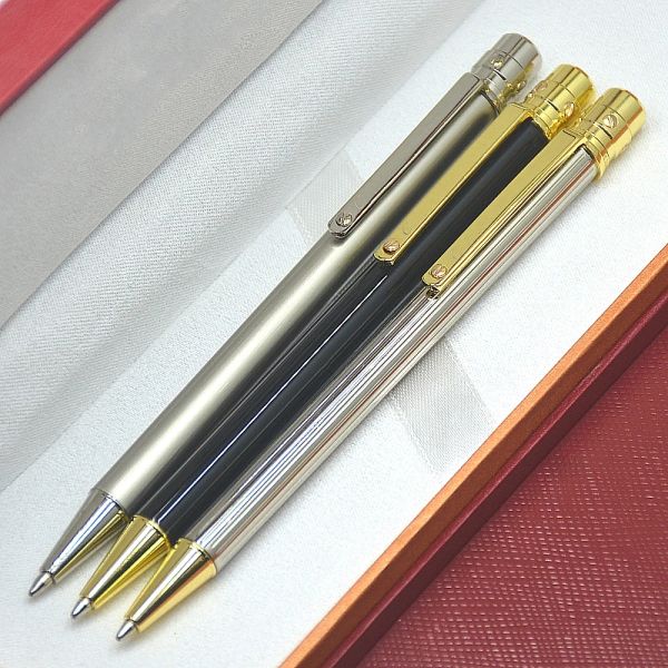 Pens Luxury Santos Series Ct Metal Ballpons caneta pequena tamanho mini edição de papelaria Escola de escritório escrevendo caneta com número de série