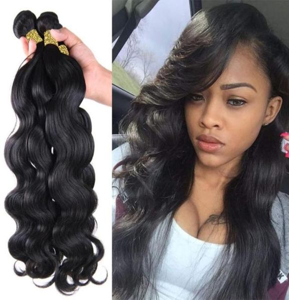 7a Queen Hair Brazilian Body Wave 34PCSLOT 10 QUOT30QUOT Бразильские девственные волосы без смешивания Human Hairvirgin Бразильские волосы Weav59859145698477