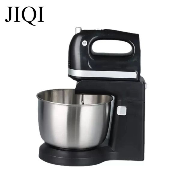 Liquidificador jiqi alimentos elétricos mixer batedor de creme para creme de ovo 4l cozinha milkshake/bolo pão amassando chef de cozinha fabricante de massa