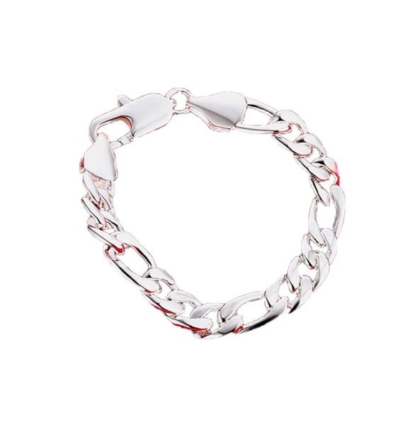 Bracciale per fascino argento da 10 m di gamberette lateralmente da 10 m.