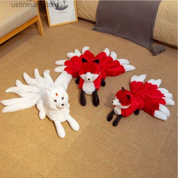 Фаршированные плюшевые животные 1pcs милые каваи, маленькие лисицы животные мягкие подушки, модель плюшевые куклы для домашних декора