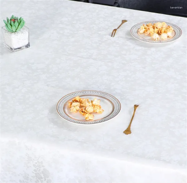 Taça de mesa de mesa de luxo Tocada de mesa de comprimento de capa de capa de capa de decoração restaurante