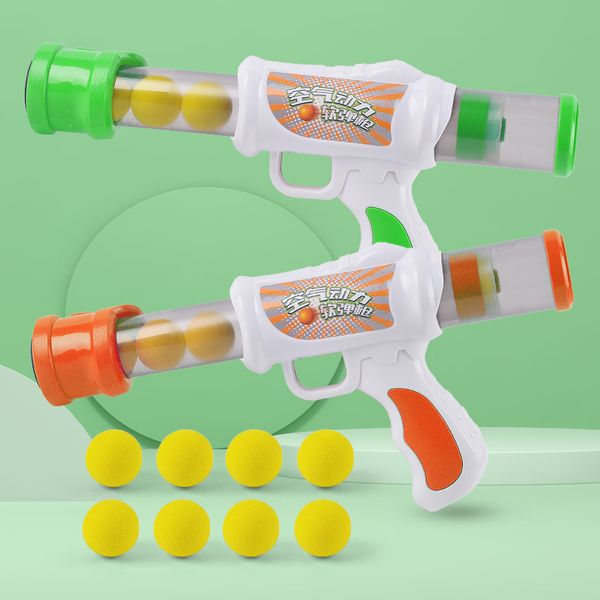 Toy infantil Bullet Gun Gun Gun menino aerodinâmico Menina atirando pai-filho Interactive Battle Toy J240415