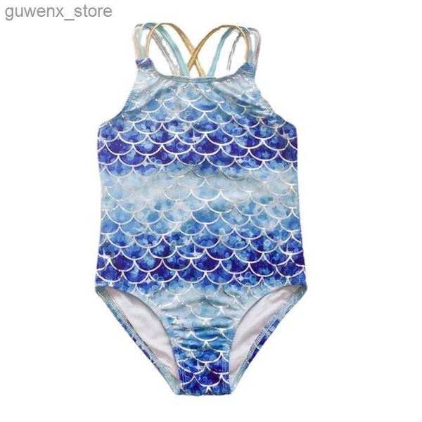 Girls della Sermaid Scher-Sermaid One Piece Bronzing Swimsuit Kids Children Ombre Children Swimwear 5-14 anni BASSEGGIO SUPPIO SUPPLICA