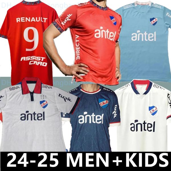 24 25 Luis Suarez Club Nacional Soccer Maglie uniformi uruguay Asuncion National 2024 2025 Brahiano Ayala Danilo Santacruz Carlos Arrua Shirts Champions Special