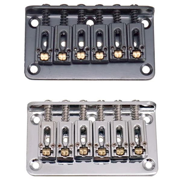 Cabos Hardtail Guitar Bridge Body para 6 peças elétricas de cordas