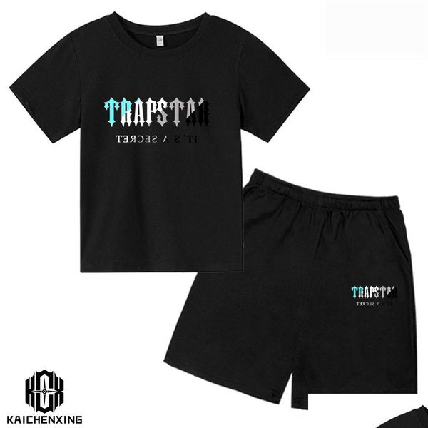 Футболки T РЫБКА 2023 Summer Trapstar Tshirt Kids Bois