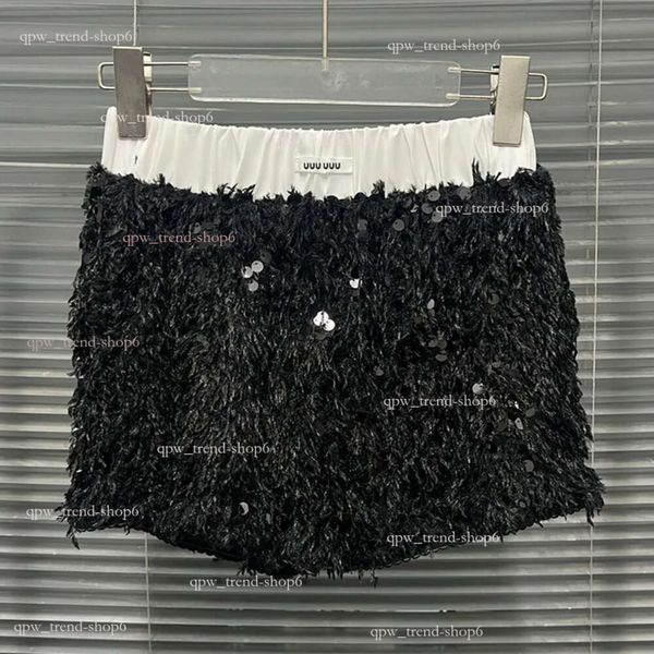 Buchstaben Pailletten Frauen Shorts High Taille Luxus Designer Mini Boxer gefälscht zweiteilig schwarzer sexy Boxer SH 206