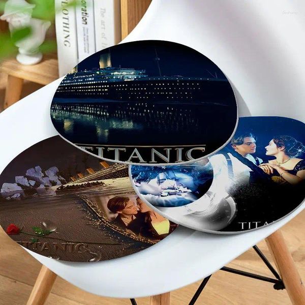 Kissen klassische Filmkollektion Titanic Decorative Meditation Stuhl Pad Essstuhl Tatami Anti-Schlupf-Sitzmatte