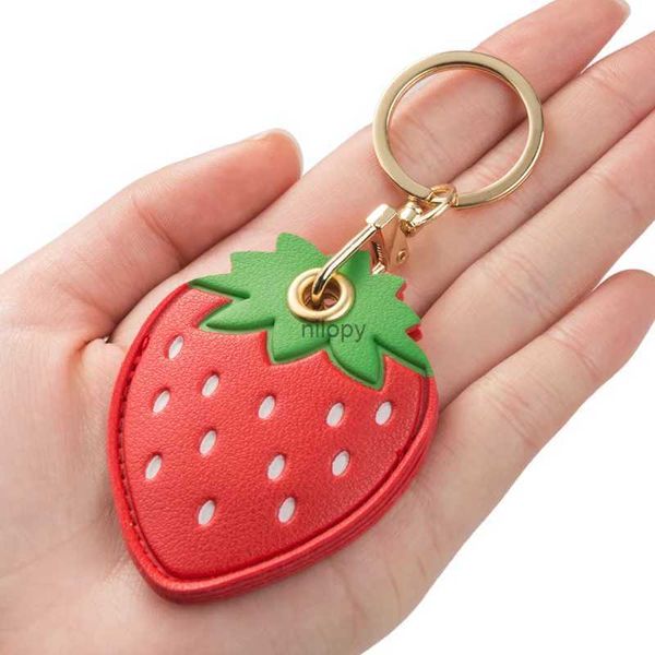 Tornari percorsi di alta qualità Fruits Badge Card Holder con portachiavi Kawaii Cartoon ID Plastic Protection Cover coppia Regalo IC Alevatore Bus Card