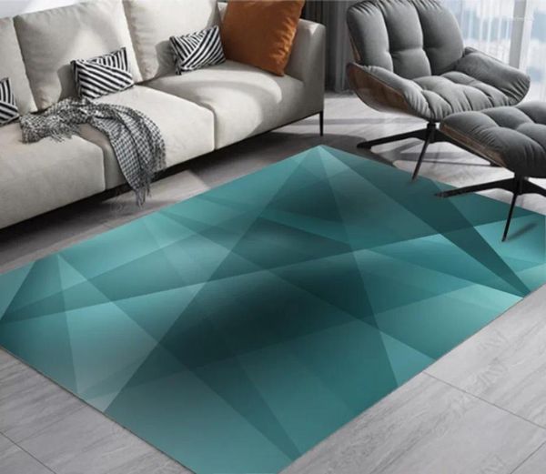 Sfondi soggiorno pavimento del bagno pvc autoadesivo sfondo murale sfondo moderno moderno minimalista astratto geometrico triangolo moquette 3d