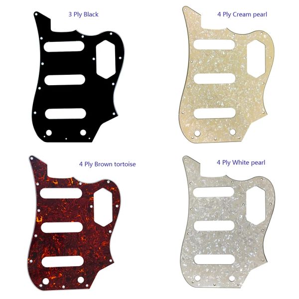 Guitar Pleroo benutzerdefinierte Gitarrenpickgaurd für uns fd Bass VI Guitar Pickguard Scratch Teller