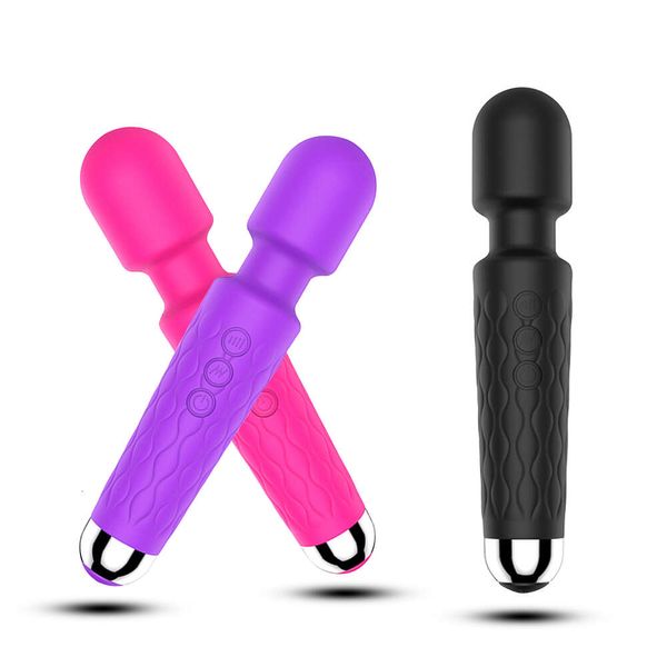 Exvoid G-Spot Massager potente Magic Wand Clitoris stimolante Dildo silicone per donna AV Stick Vibrator Sexy Toys per donne