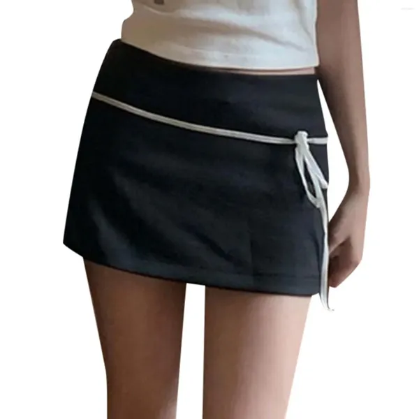 Saias de verão mini para mulheres y2k cintura alta sexy saco apertado quadril saia curta moda coreana ladies Faldas Mujer 2024