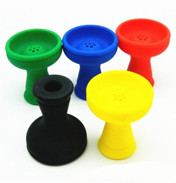 Silicone Shisha Bowl Acessório de fumantes de cacheceira de narcótica Nargile Substitui