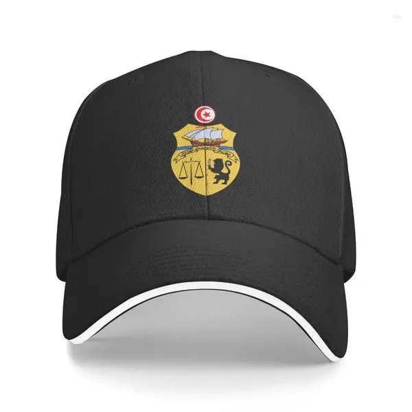 Caps de bola Capas de armas clássicas Tunísia Baseball Cap Mulher Men Men Ajusta Papai Chapéu Sun Proteção