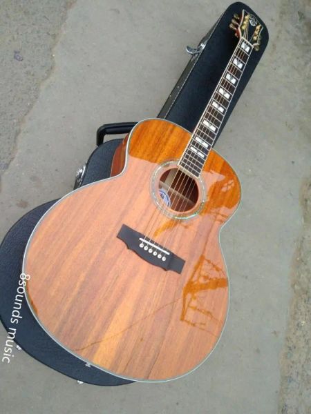 Chitarra spedizione gratuita chitarra jumbo guitars acustico f50 chitarra vintage aaa koa gitarra acustica elettrica chitarre elettriche
