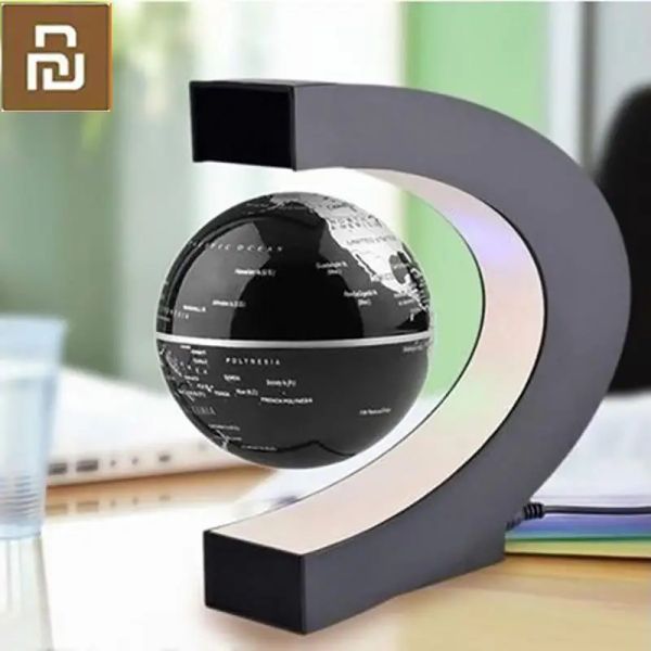 Prodotti Xiaomi Mijia Levitazione magnetica fluttuante Led mappa mondiale mappa elettronica antigravità lampada novità