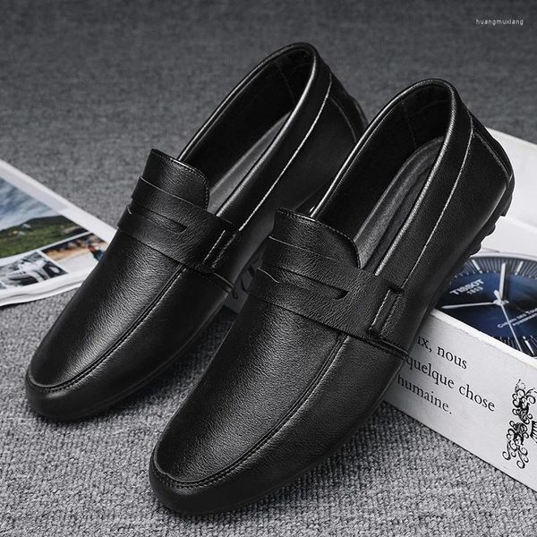 Scarpe casual maschile per uomo scarpa sociale abito maschio moca