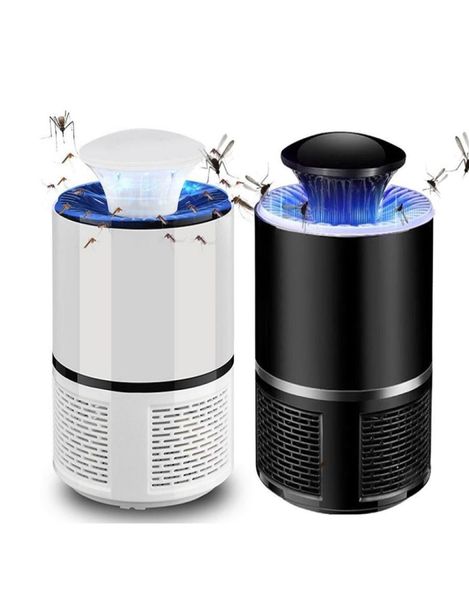 Electric eletrônica USB Anti -mosquito Trap LED Night Lamp Bug Bug Insect Killer Lights Repulsor de pragas C190419013570850