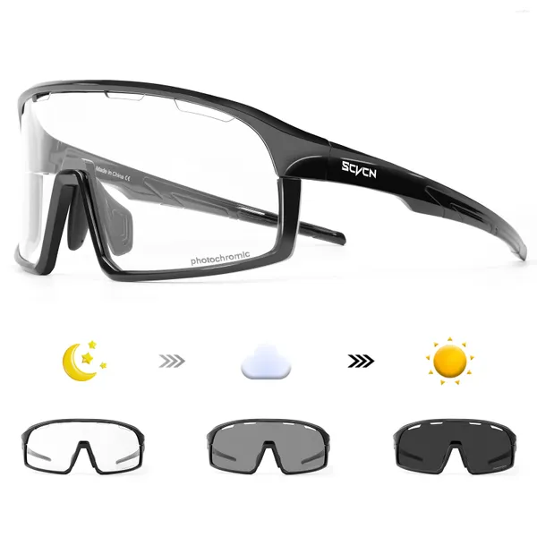 Sonnenbrille SCVCN Mode für Männer Frauen 2024 Luxusgläser Outdoor Sport rennen Dring Shades UV400 MTB Fahrrad Radfahren Eyewear