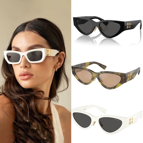 Óculos de sol Mui Mui polarizam óculos de sol de luxo para mulheres, glasses de sol, óculos de sol rosa-de sol preto rosa preto anti-radiação Oval