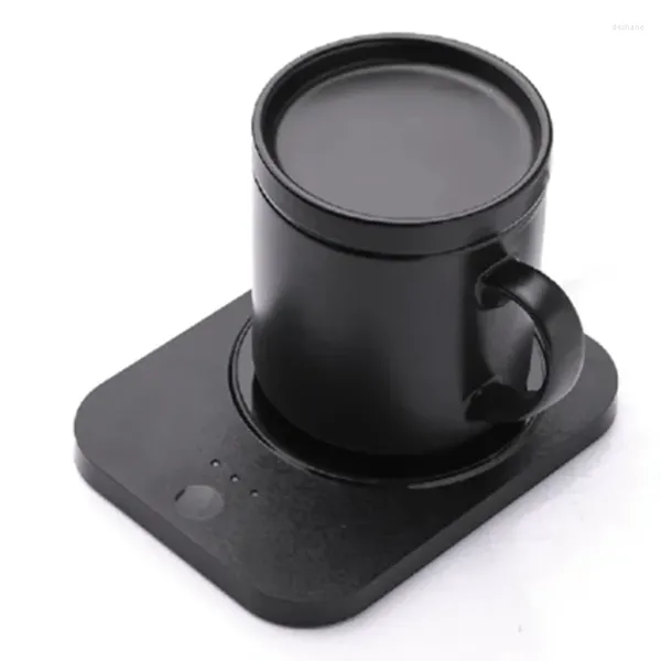 Tavolino tavolino da tazza calda caffè tè tè tè riscaldatore a tazza 3 marcia riscaldamento per la temperatura per home office inverno durevole facile da usare