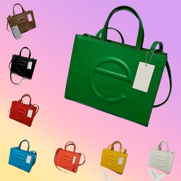 Teltarlies Bag Tote Bag Bag Bag Saco de ombro feminino Bolsa de telaados grande Mini Mini Médio Telfer Bol