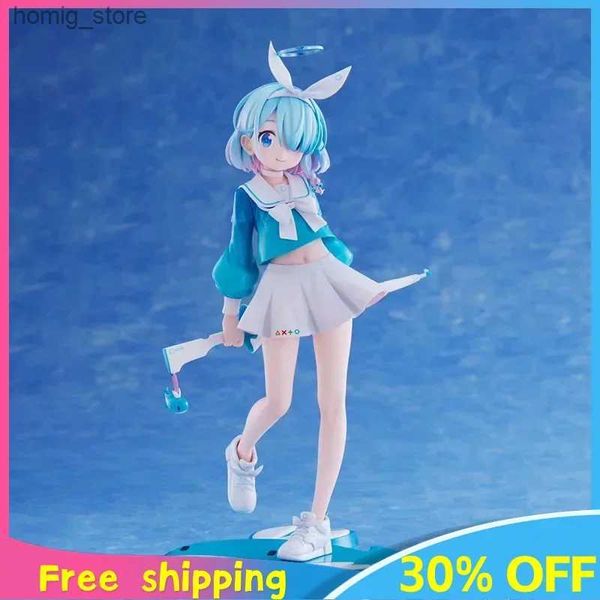 Figuras de brinquedo de ação Figura de anime Blue Archive Figura Arona Beautiful Girl Pvc Modelo Kawaii Figura Periféricos Periféricos Pequenos Figuras Ornamento Toy Gift Y240415