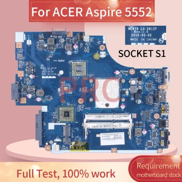 Материнская плата для Acer Aspire 5552 Материнская плата ноутбука MBBL00200 LA5912P Socket S1 DDR3.