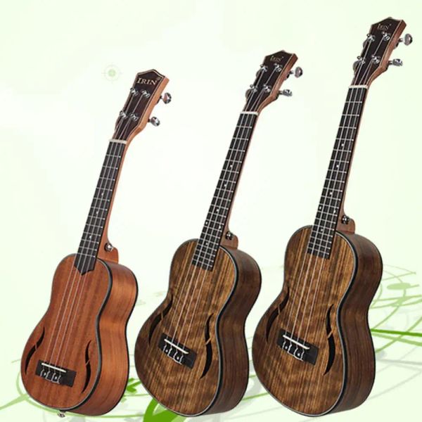 Kablolar 21/23/26inch 4 Ahşap ukulele Hawaii Gitar Müzikal Akustik Enstrüman