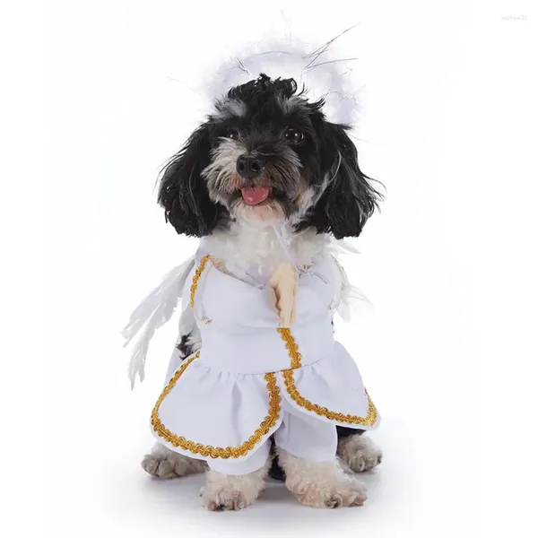 Hundekleidung lustige Kostüme Haustier Kostüm weiche Atmungs -Outfits für Halloween Weihnachten Verstellbar einfach zu tragen Hunde