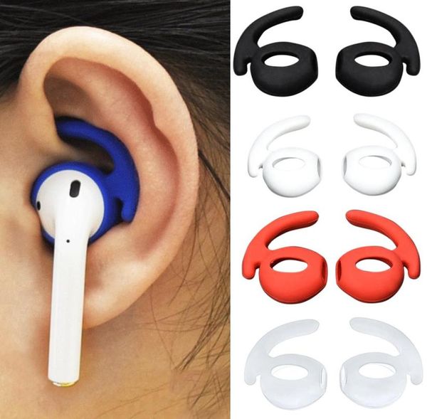 Kulaklık Aksesuarları Dayanıklı Silikon Mezar Kancası Antislip Kulaklık Kapağı Kılıf Kılıfı Kulak Tomurcukları Giymek için Rahat Kulaklıkları Önleyin9121369