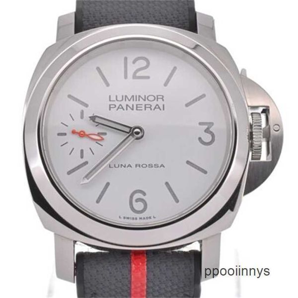 Principais relógios mecânicos PANEREI Luminor Wristwatches Swiss Technology Luminor Luna Rossa PAM01342 Mergulhado Handmade Chorded Mens C128057 Paper ETNR