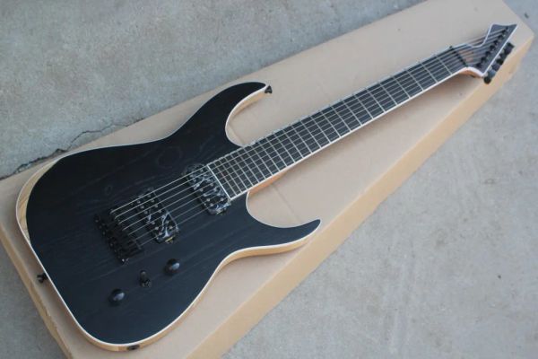 Gitarre Black Machine 7 Saiten E -Gitarre Matte Black 7 String Custom Shop Gitarre kostenloser Versand Ksg Kevin Shi Guitars