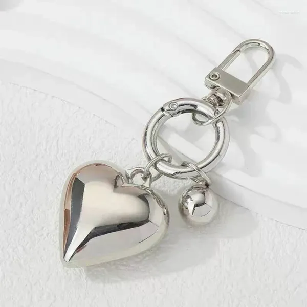 Chaves de chaves de cela de coração de prata