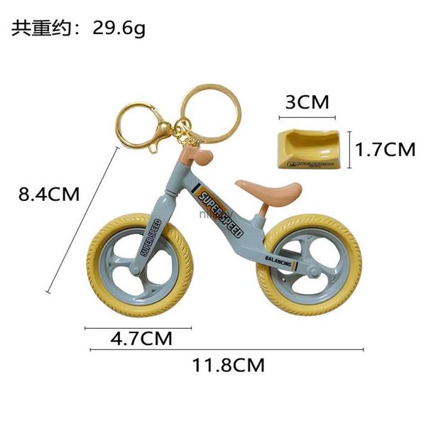 Tornari percorsi Creative Splicing Bicycle Keechchain Funny 3D Mountain Bike Model Keyring for Men Accessori regalo per giocattoli per bambini in coppia