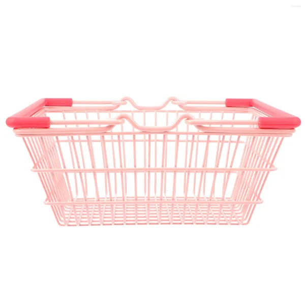 Borse da stoccaggio Shopping in plastica Shopping Funzione di gioco portatile Organizzatore Desktop Stores Desktop Store in lega di metallo Farmhouse Hands Manpedrie