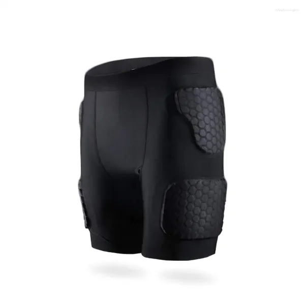 Fitnesskleidung Herrenhosen Sports Ausschlag Wache Kompression gepolstert kurzer Fußball Basketball Schutzausrüstung enge Shorts Guards für