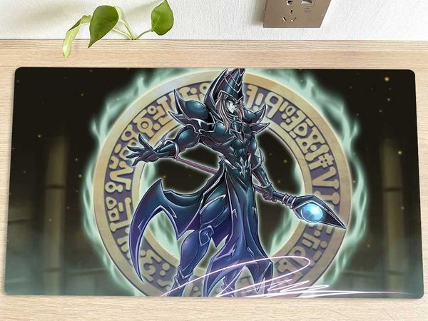 Topo cuscinetti da polso riposo yugioh tavolo reaymat oscuro mago tcg ccg mat trading card game mat mouse pad da gioco top mausepad 60x35cm borsa gratuita