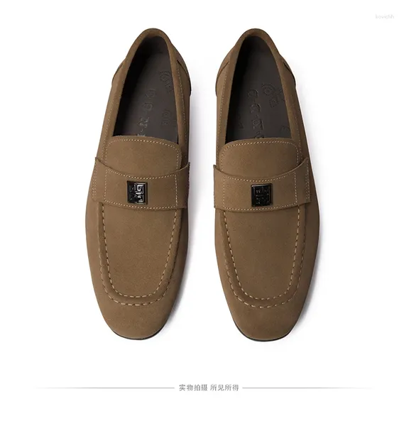 Casual Shoes Herren Fußleder drehen Pelzproduktion Business Sektion Style High-End-Liebe