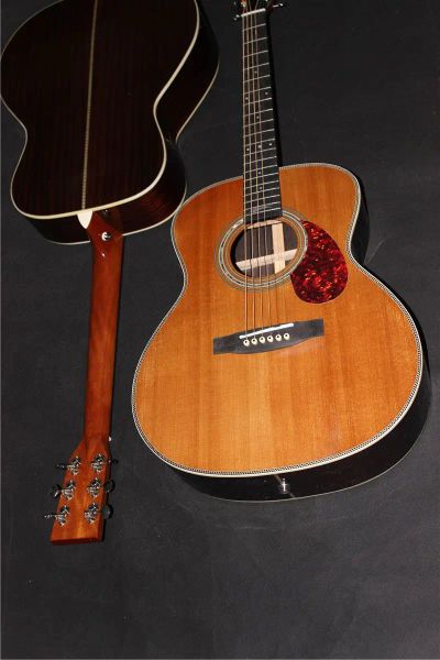 Магазин доставки без гитары John Signature Acoustic Electry Guitars Om Acoustic Guitar 14 Frets JM Акустическая гитара