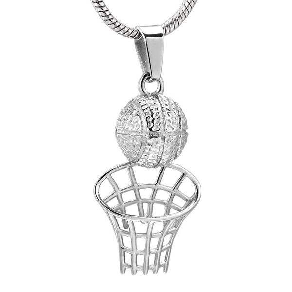 Memoriale della collana del giocatore Memoriale 316L in acciaio inossidabile Basket Basket Basket Basket Basketball Ciondo