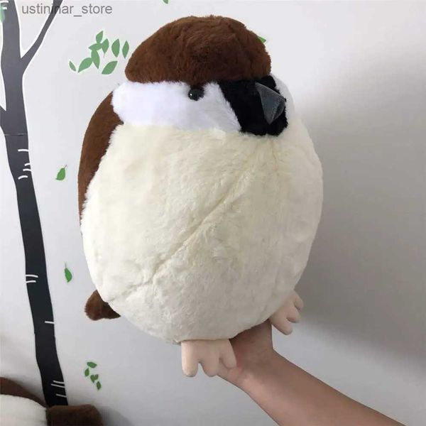 Animais de pelúcia de pelúcia brinquedos de pardal de luxuos