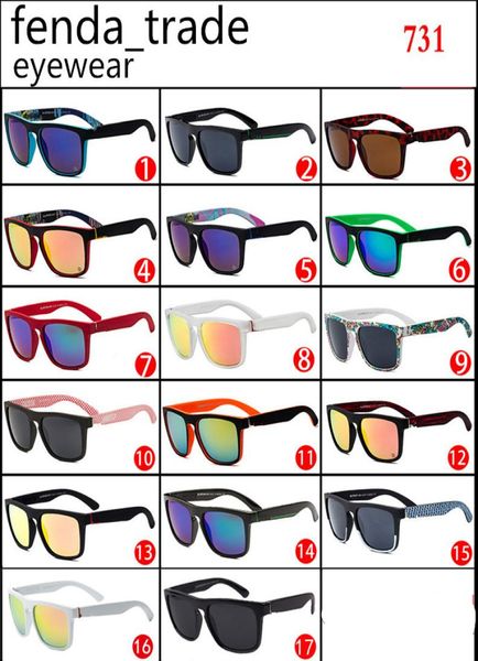 Occhiali da sole sportivi estivi vintage di buona qualità uomini designer di moda piatto da sole 731 ciclismo big quadrate oculos de 1542125