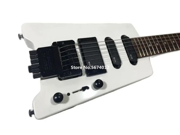 GUITARE VIAGGIO PORTABILE 6 String senza testa Electric Guitar Classic Vibrato Bridge Pickup Pickup Pickup Tastiera da palissandro.