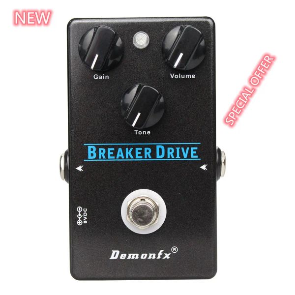 Kabel Dämonfx Breaker fahren hochwertige Gitarren -Effekt -Pedal -Overdrive -Verzerrungen mit echtem Bypass