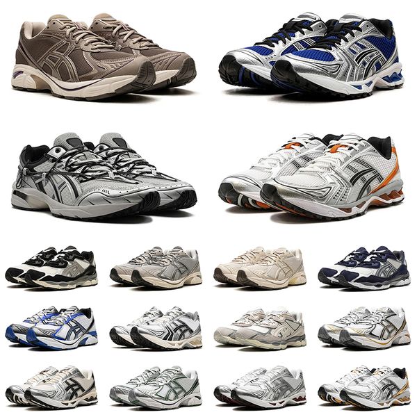 Asics Gel Kayano 14 Nyc Gt 1130 2160 Tigers Running Shoes Trainers Womens Mens Low OG Cloud Platform Leather Jogging 【code ：L】Outdoor Sports Sneakers