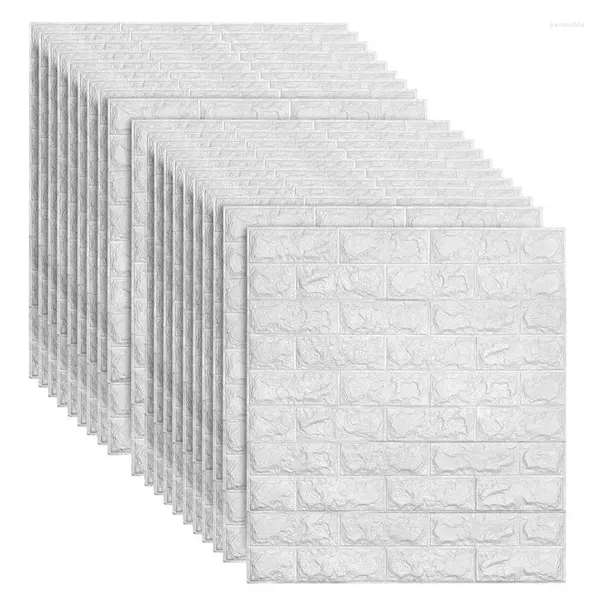 Duvar Kağıtları 3D Duvar Panelleri Peel Pe Köpük Su geçirmez Kendinden Yapışkan Oturma Odası Tuğla Çıkartmaları Yatak Odası İçin Duvar Kağıdı Çıkarılabilir