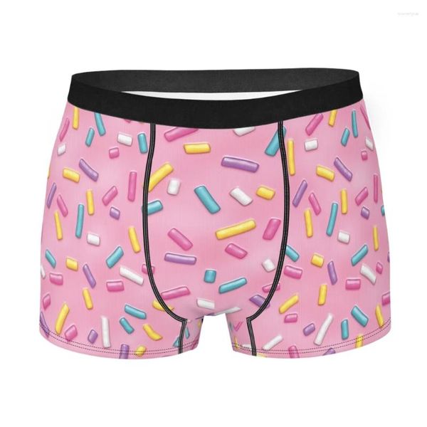 Underpants süße rosa Donut Streut Homme Höschen Mann Unterwäsche bequeme Shorts Boxer Slips